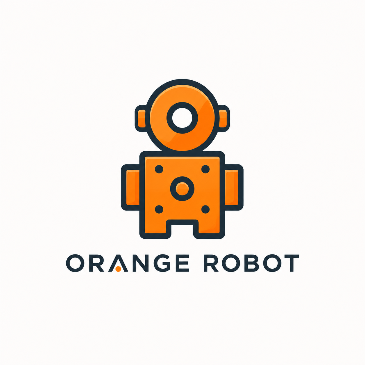 Orange-Robot.com logo of an orange blockish robot with the text Orange Robot below it.